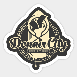 Official Halifax Donair City T-Shirt Sticker